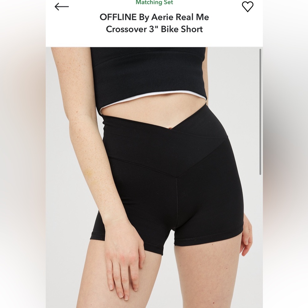 Aerie Bike Shorts 3”